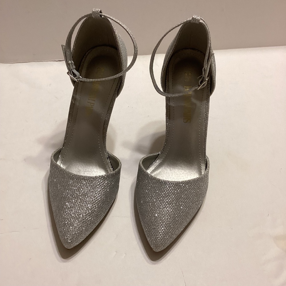Elegant Silver Women's Heels